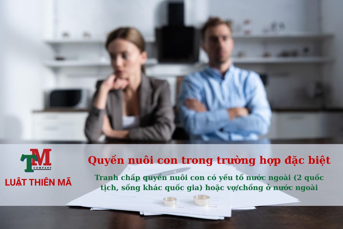 Quyền nuôi con trong trường hợp đặc biệt - 5 trường hợp bạo lực, ở nước ngoài, thu nhập thấp… 3 Quyền nuôi con trong trường hợp đặc biệt - có yếu tố nước ngoài