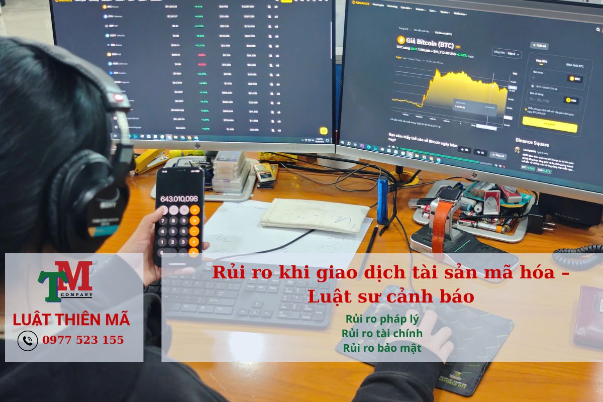 Rủi ro khi giao dịch tài sản mã hóa – Luật sư cảnh báo