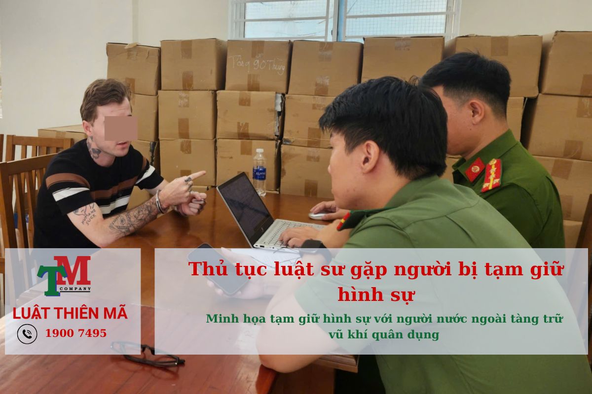 Tạm Giữ Hình Sự Là Gì? Thời Hạn, Quyền Của Người Bị Tạm Giữ Theo Luật 2025 3 Thủ tục luật sư gặp người bị tạm giữ hình sự