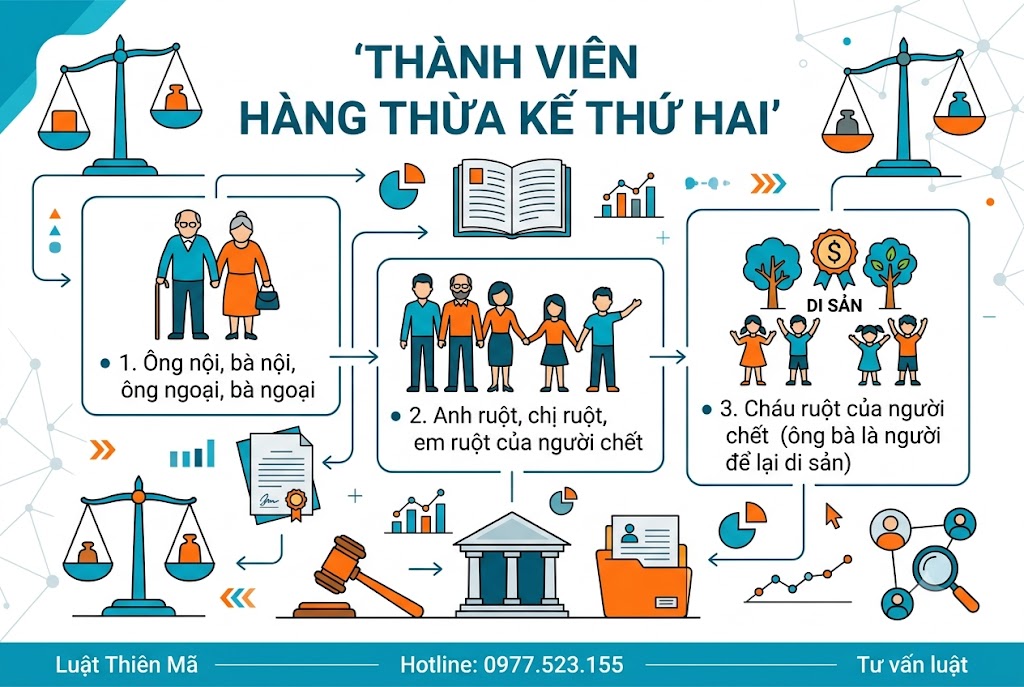 Hàng thừa kế thứ 2 bao gồm