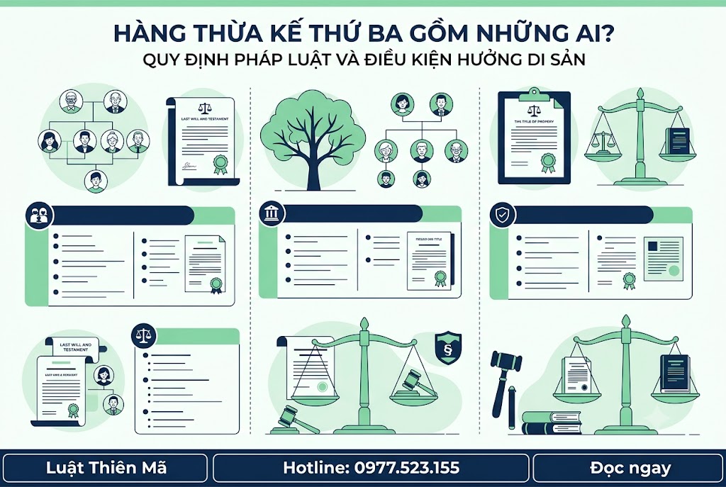 Hàng thừa kế thứ ba gồm những ai? Khi nào được hưởng di sản? 1 Hàng thừa kế thứ ba gồm những ai? Khi nào được hưởng di sản?