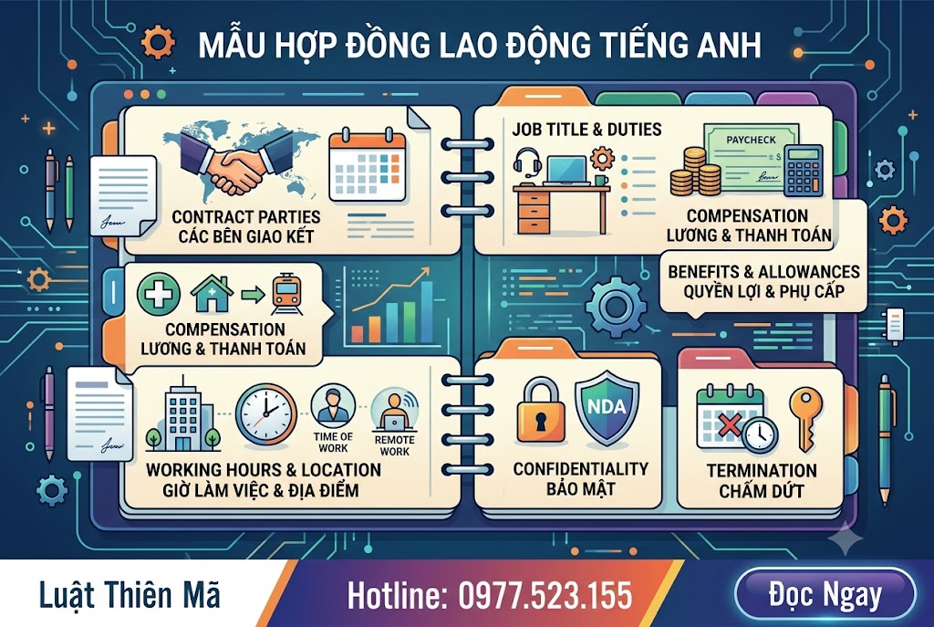 Hợp đồng lao động bằng tiếng Anh, Song ngữ Anh- Việt