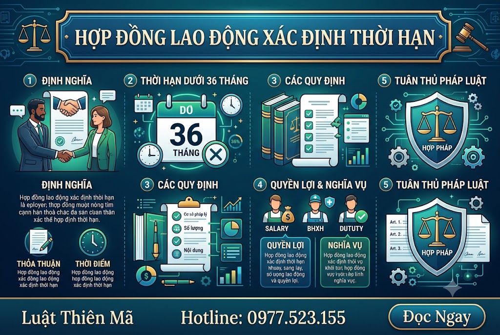 Hợp đồng lao động xác định thời hạn là gì? Quy định mới nhất 1 Hợp đồng lao động xác định thời hạn