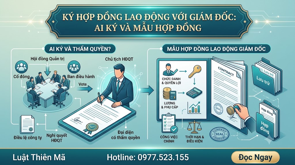 Ký hợp đồng lao động với giám đốc