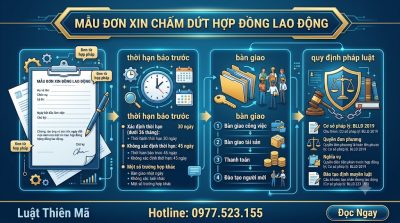 Mẫu đơn xin chấm dứt hợp đồng lao động mới nhất và cách viết