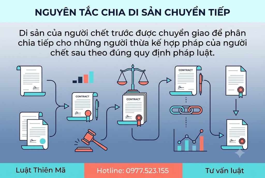 Nguyên tắc chia di sản chuyển tiếp