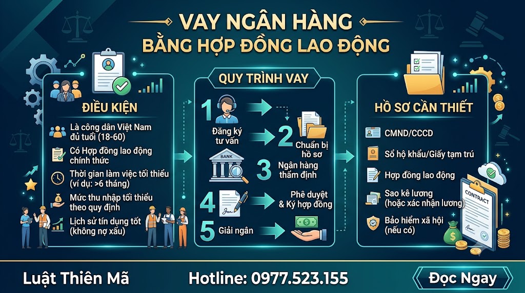 Vay ngân hàng bằng hợp đồng lao động: Điều kiện và thủ tục 1 Vay ngân hàng bằng hợp đồng lao động