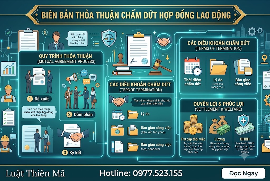 biên bản thỏa thuận chấm dứt hợp đồng lao động, giá trị pháp lý, nội dung cần có